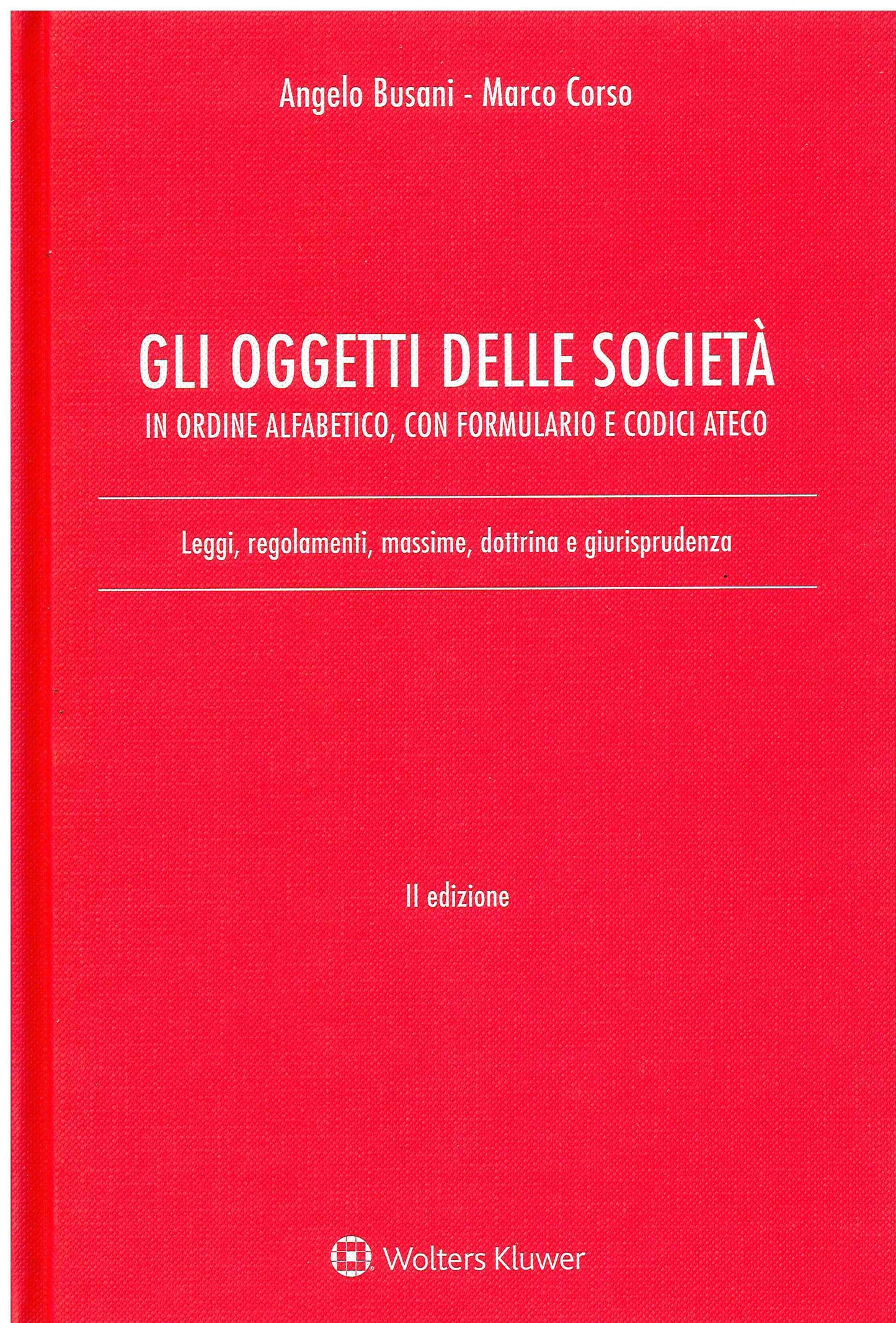 OGGETTI DELLE SOCIETA' 2ED. - BUSANI