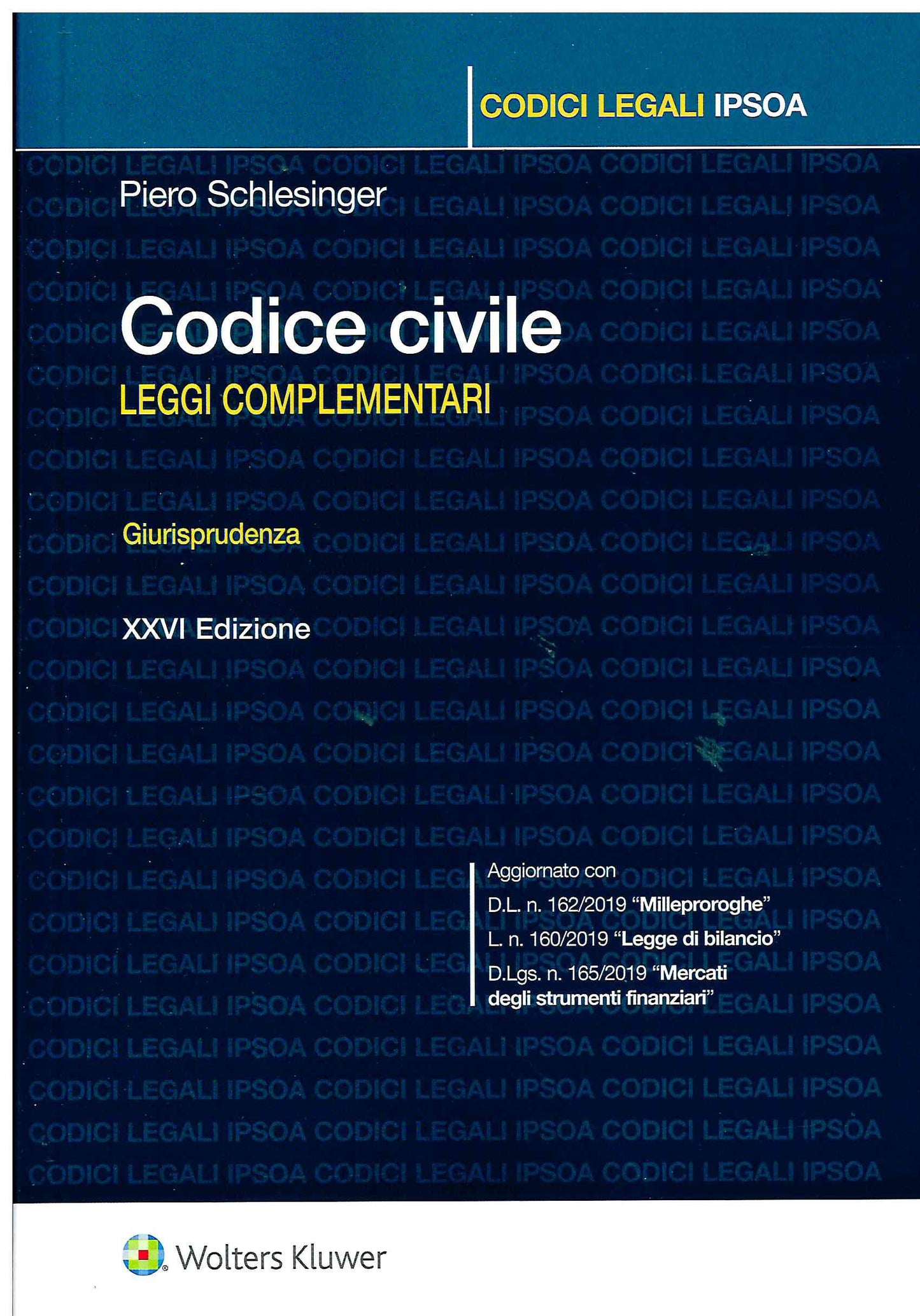 CODICE CIVILE 26ED.2020 - SCHLESINGER