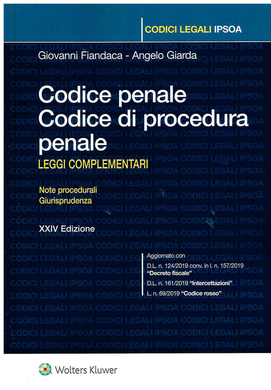 CODICE PENALE E PROC.PENALE 24ED.2020 - FIANDACA