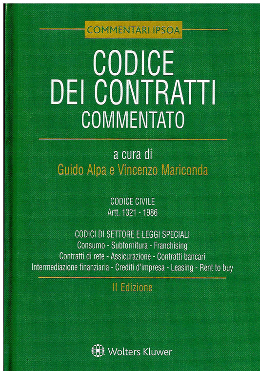 CODICE DEI CONTRATTI COMMENTATO 2ED. - ALPA