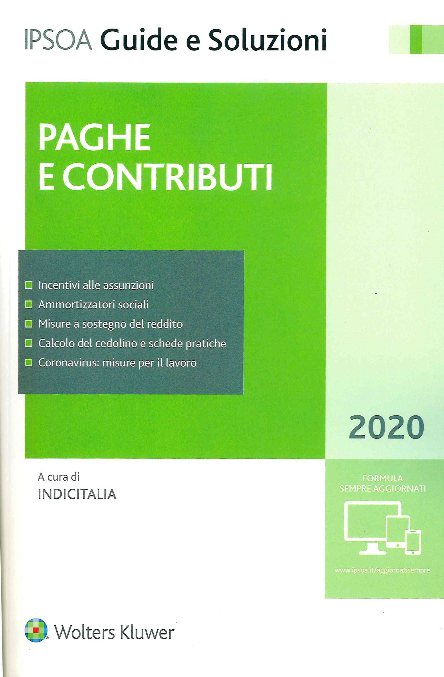 PAGHE E CONTRIBUTI 2020 GUIDE SOLUZIONI - INDICITALIA