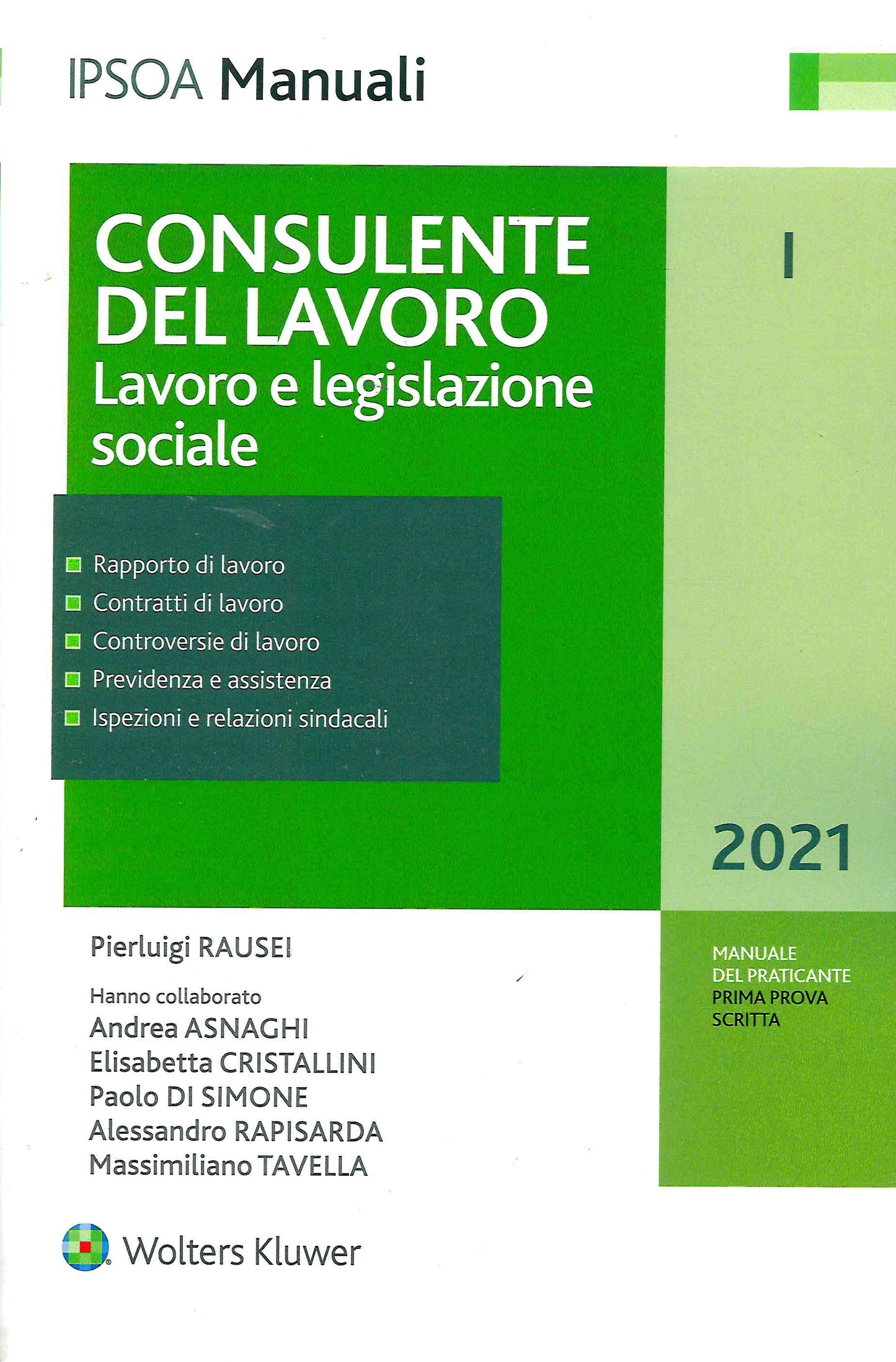 CONSULENTE DEL LAVORO I LAVORO LEG.SOC. - RAUSEI
