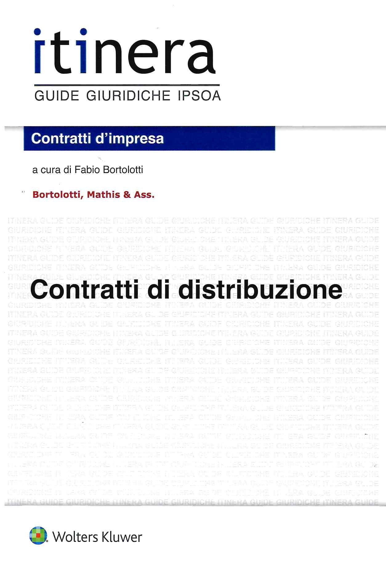 CONTRATTI DI DISTRIBUZIONE 2ED. - BORTOLOTTI
