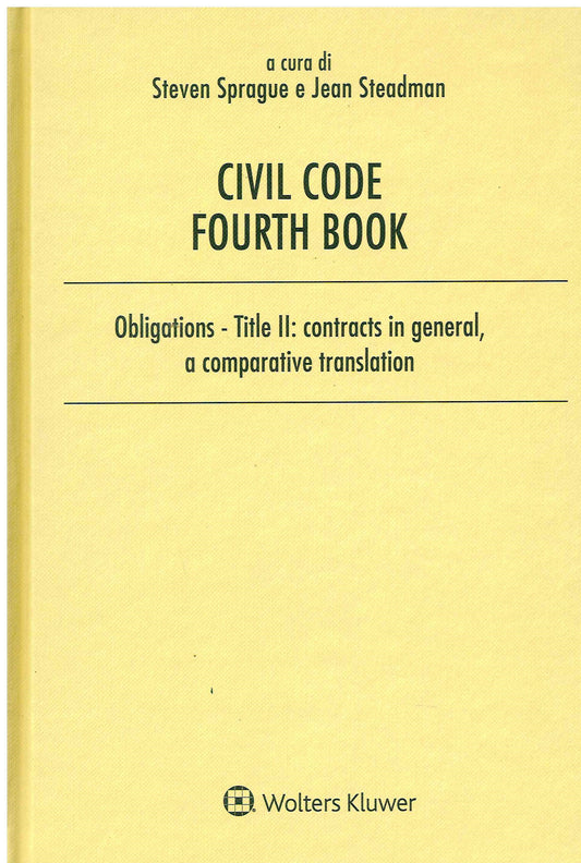 CIVIL CODE FOURTH BOOK - SPRAGUE