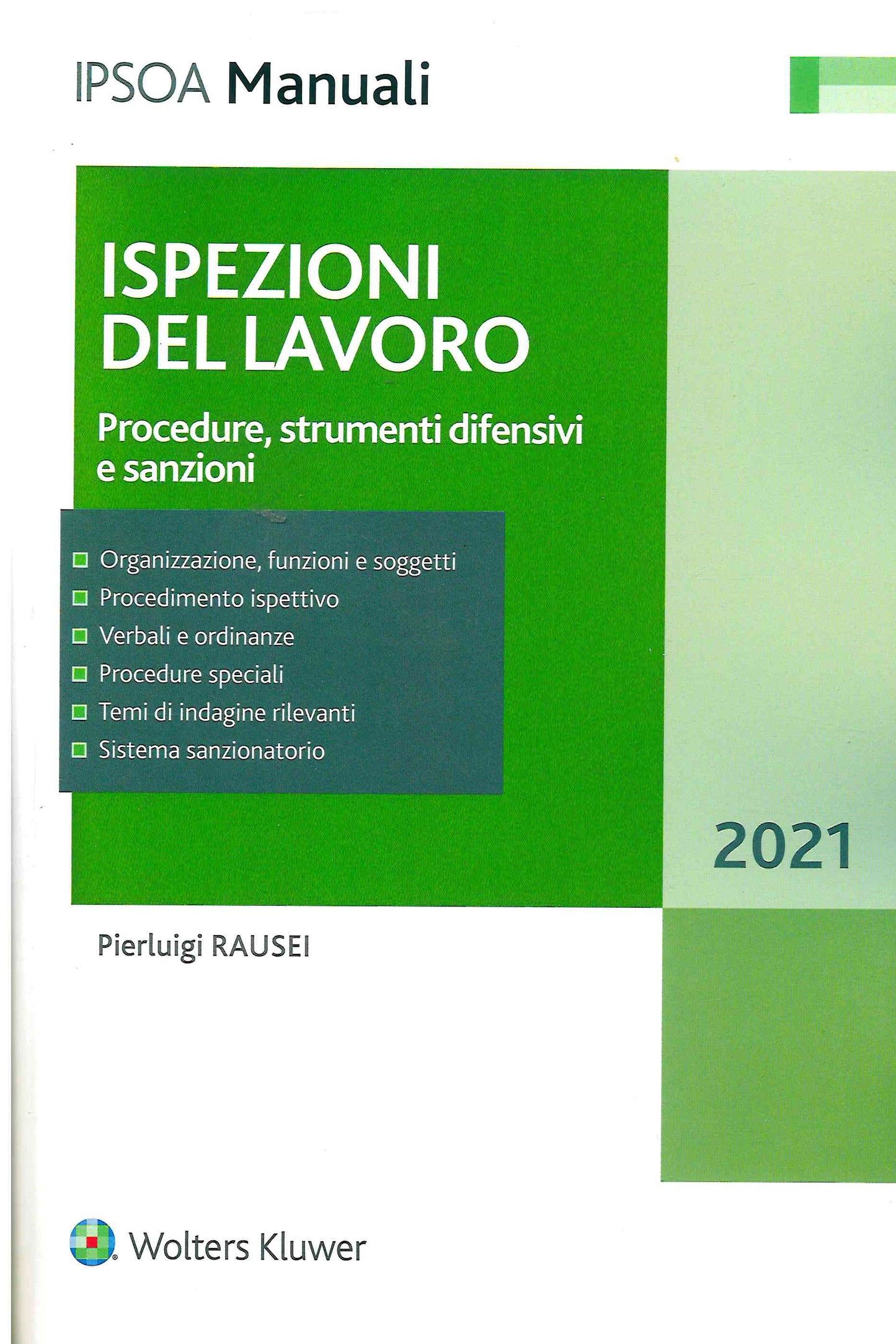 ISPEZIONI DEL LAVORO 2021 - RAUSEI