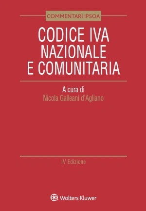 CODICE IVA NAZ.COMUNITARIA COMM.4ED. - GALLEANI D'AGLIANO