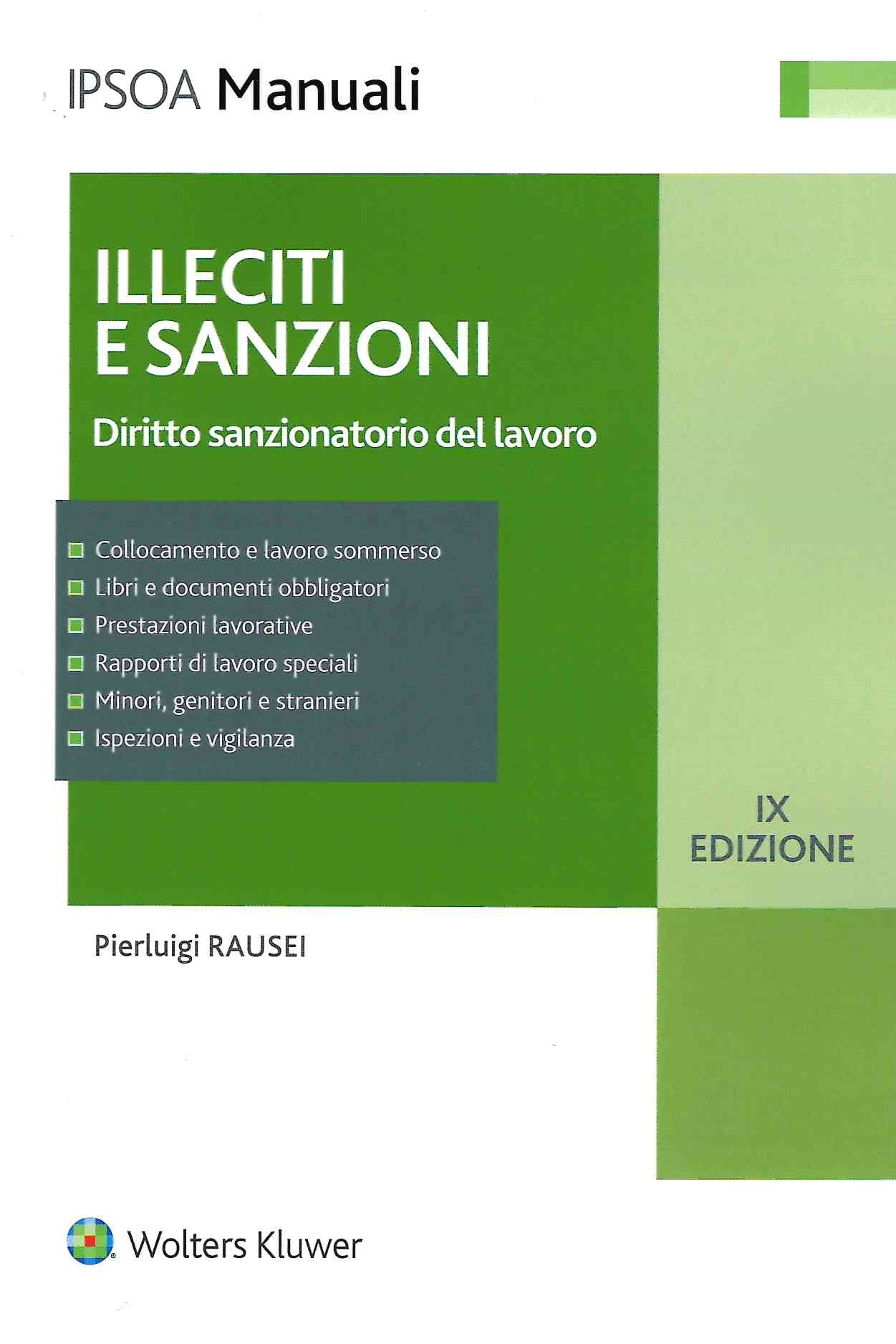 ILLECITI E SANZIONI 2022 9ED. - RAUSEI