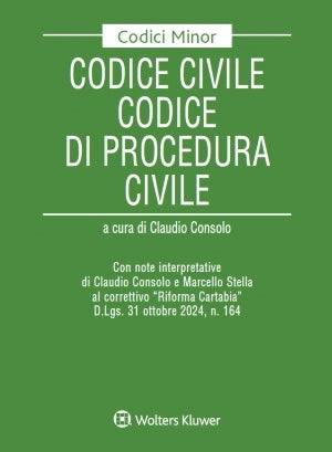 PREVENDITA Codice Civile Codice Procedura Civile 2026 - C. Consolo