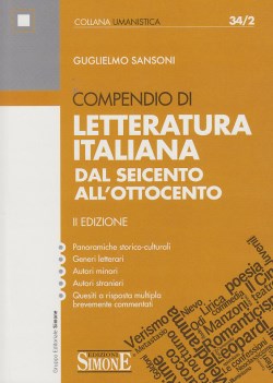 Compendio di Letteratura Italiana dal Se - 342 Sansoni