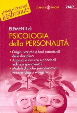 Elementi di Psicologia della Personalità -