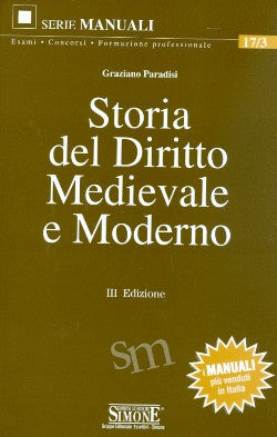 Storia del Diritto Medievale e Moderno - G Paradisi