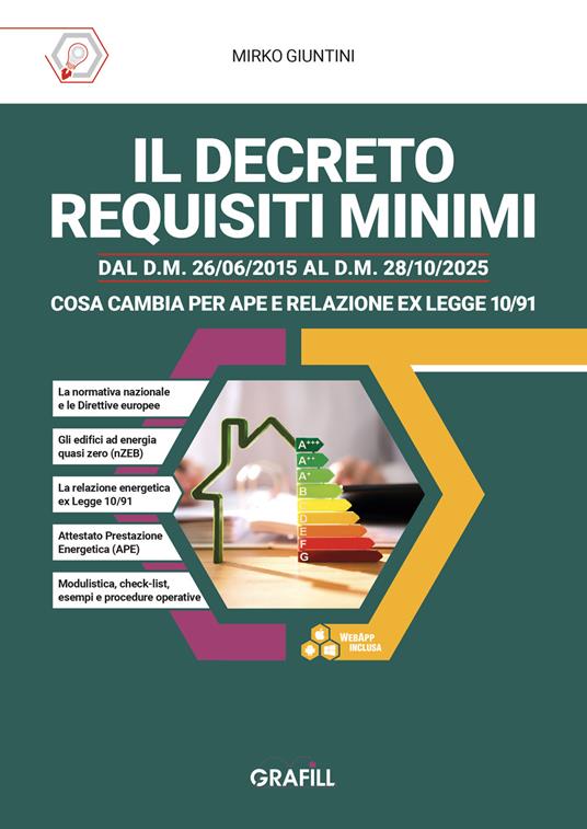 Il Decreto Requisiti Minimi dal D.M. 26/06/20158 al D.M. 28/10/2025. Cosa cambia per APE e Relazione ex Legge 10/91. Con software in WebApp di Mirko Giuntini