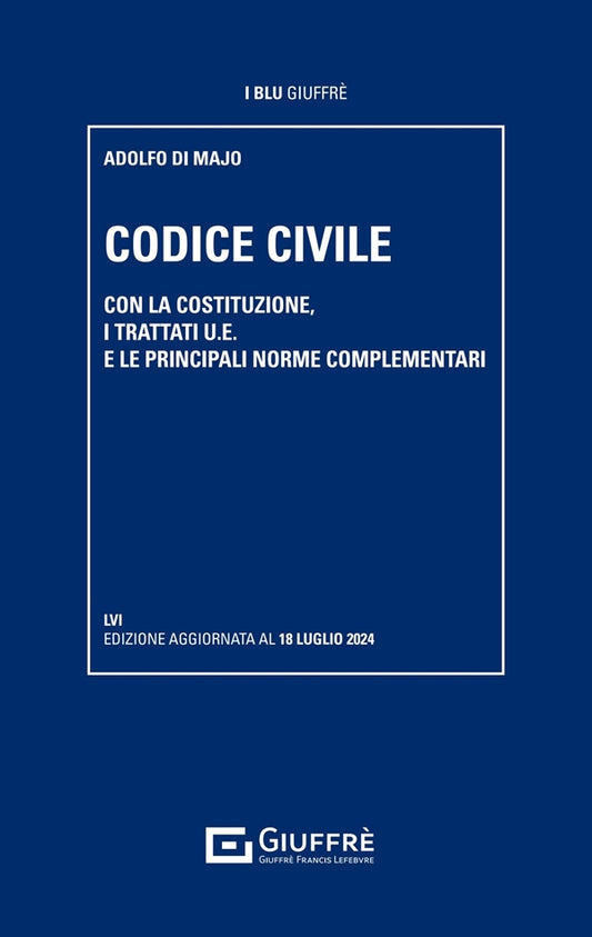 Codice Civile (Luglio 2024 Giuffrè) - Di Majo