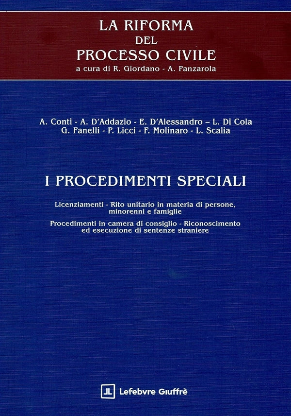 I Procedimenti Speciali - Conti