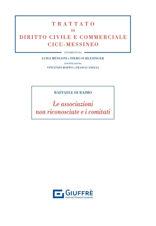 Associazioni non Riconosciute e i Comitati - Di Raimo