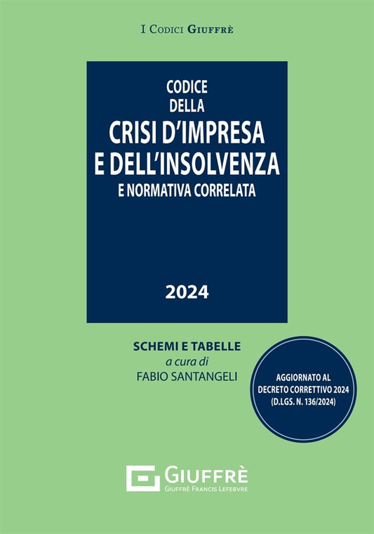 Codice della Crisi d'Impresa e dell'Insolvenza e Normativa correlata 2024 - Santangeli