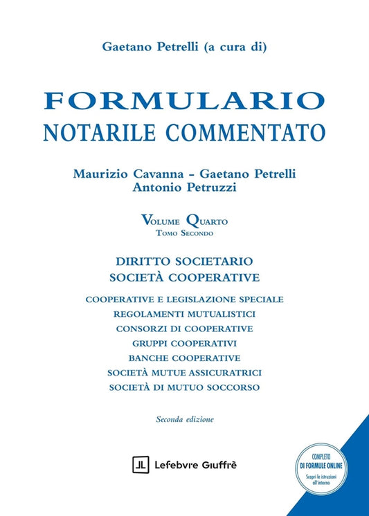 Formulario Notarile Volume 4, Tomo 2 (2°ed.) 2025 - Petrelli
