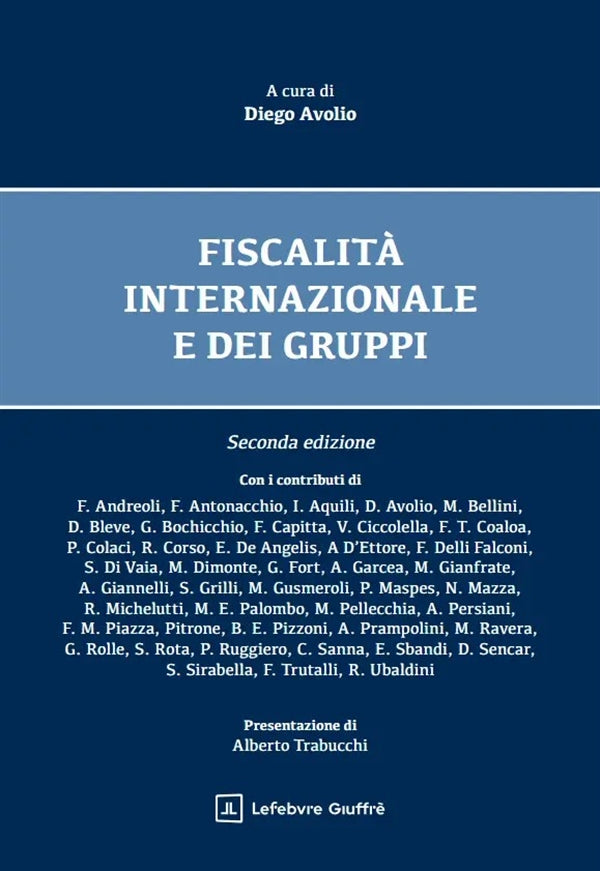 Fiscalità Internazionale e dei Gruppi - Avolio