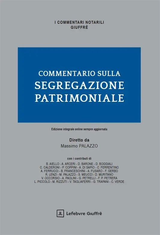 Commentario sulla segregazione patrimoniale - Palazzo