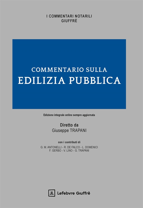 Commentario sulla Edilizia Pubblica - Trapani Giuseppe