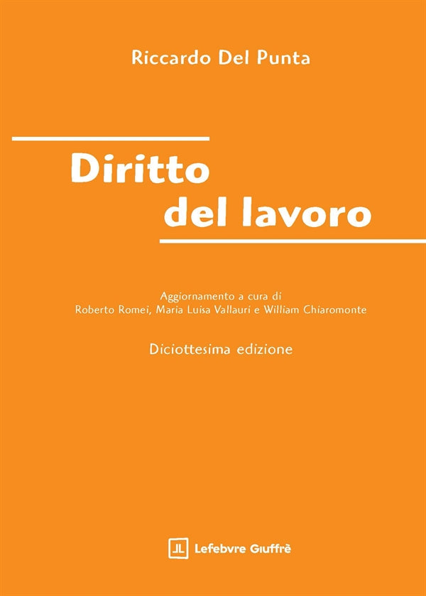 Diritto Lavoro 2026 - Riccardo Del Punta