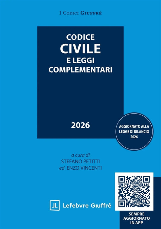 Codice Civile Leggi Complementari 2026 - Petitti, Vincenti