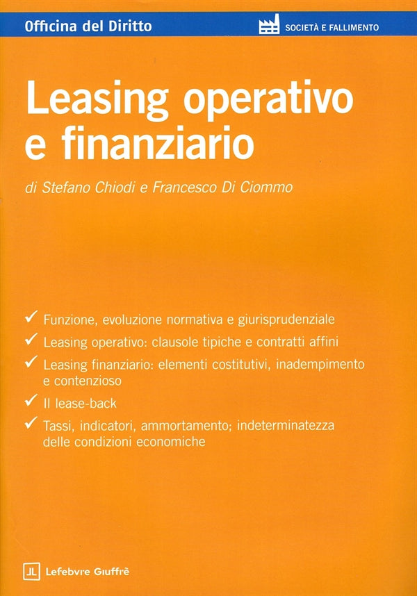 Leasing Operativo e Finanziario - Chiodi Stefano, Di Ciommo Francesco