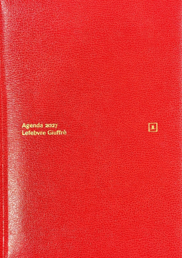 Agenda Personale Giuffrè 2027 - Rossa