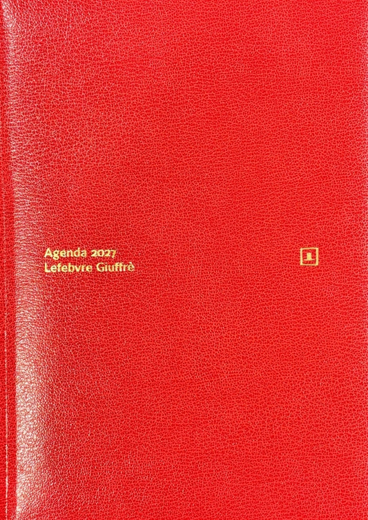 Agenda Studio + Udienza Giuffrè 2027 - Rosso