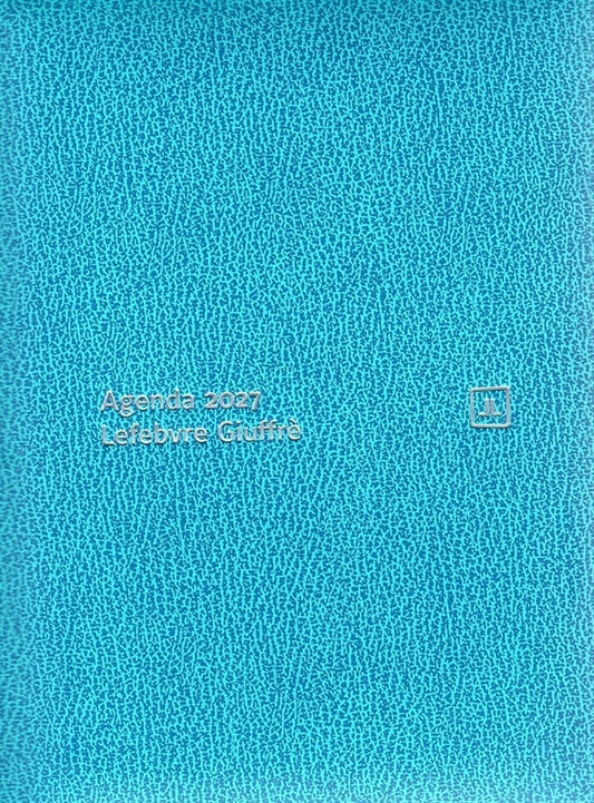 Agenda Udienza Giuffrè 2027 - Turchese