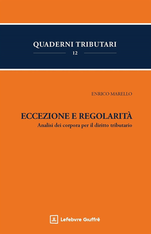 Eccezione e Regolarità - Marello Enrico