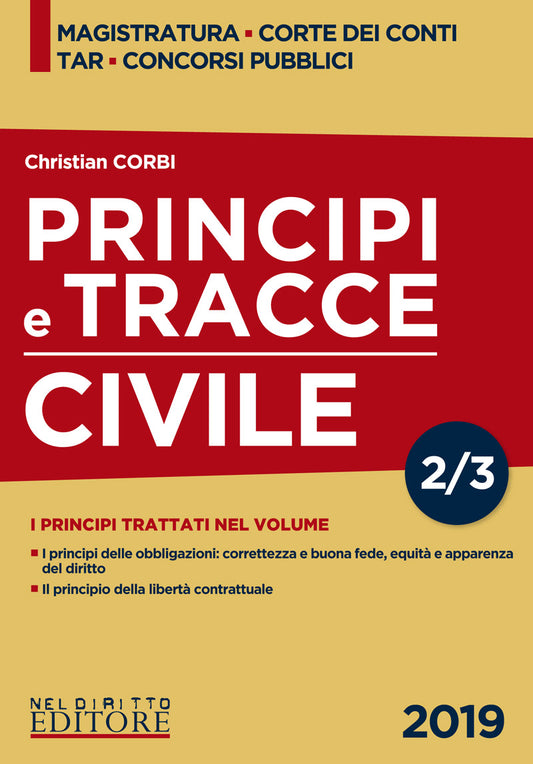 Principi tracce diritto civile tomo 2 - Corbi