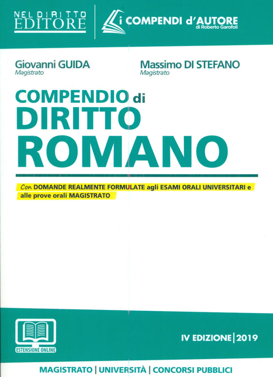 Compendio di elementi di diritto romano 2019