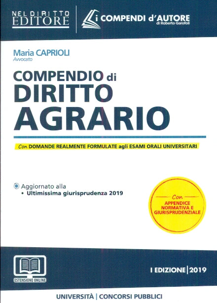 Compendio diritto agrario 2019 - C31