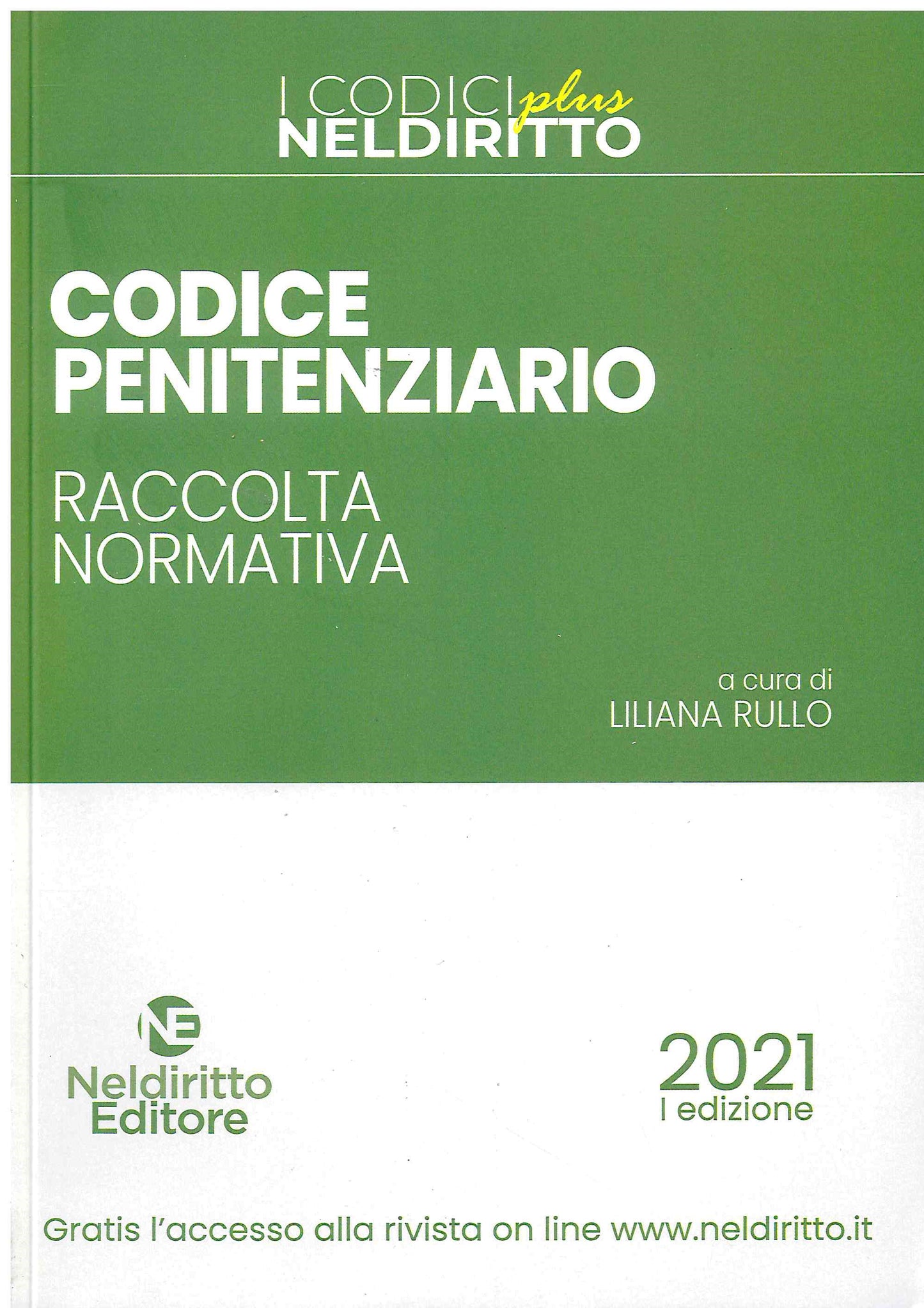 Codice penitenziario plus 2021 - Rullo