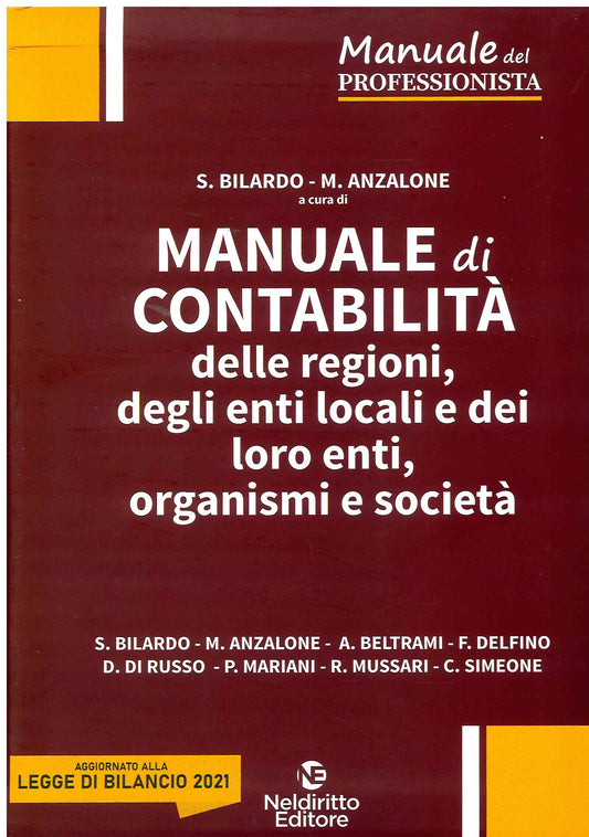 Manuale contabilità regioni enti locali - Bilardo