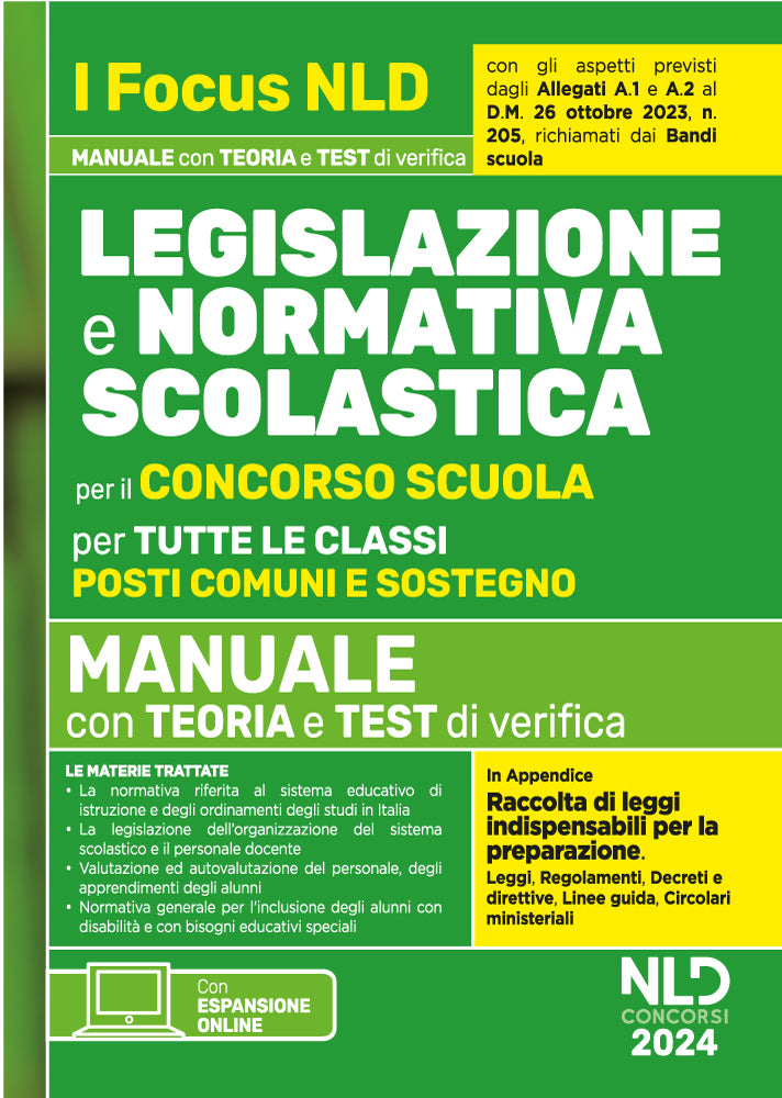 Legislazione e normativa scolastica -