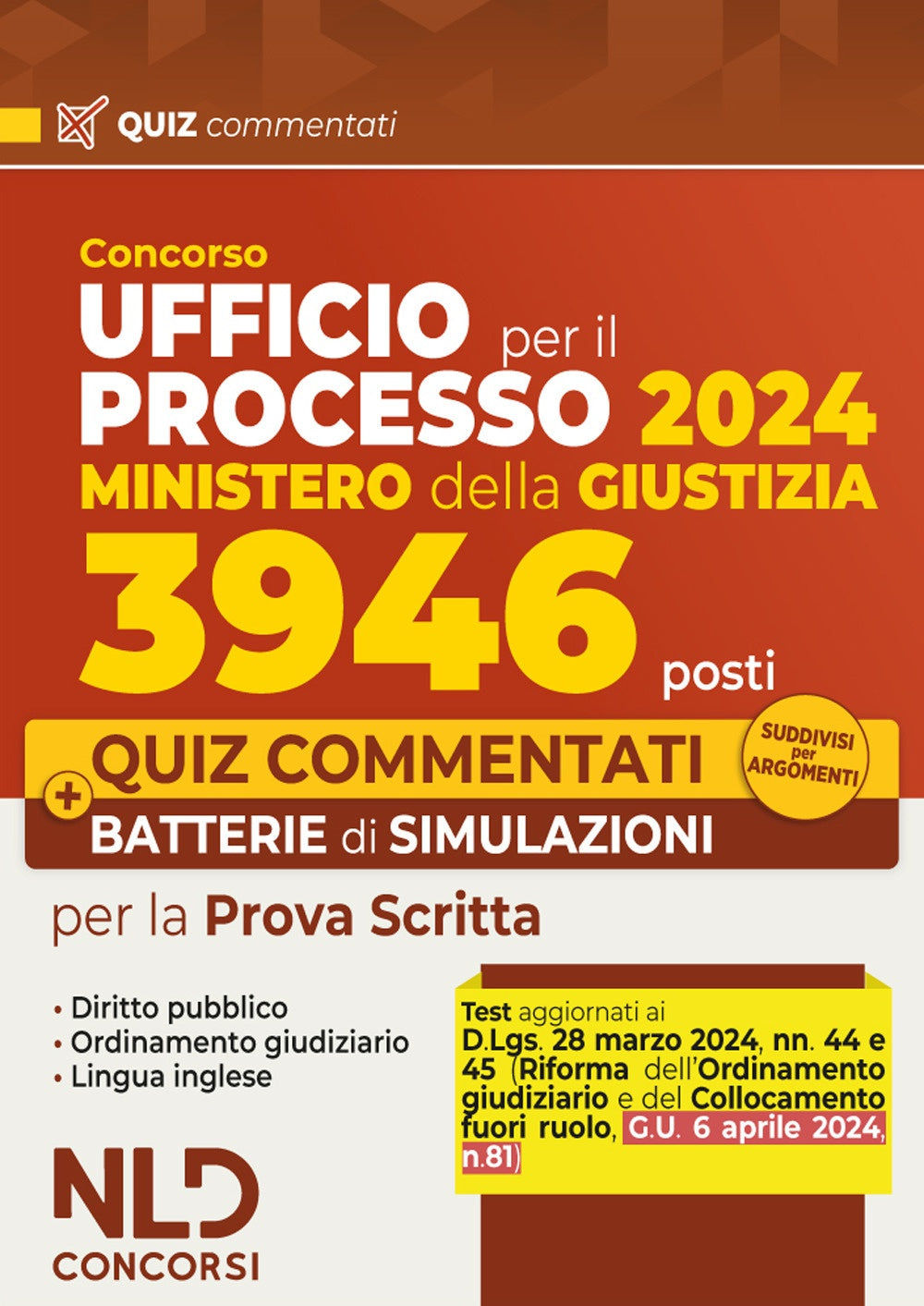 3946 ufficio processo 2024 quiz -