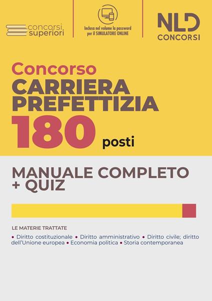 180 carriera prefettizia manuale  quiz -