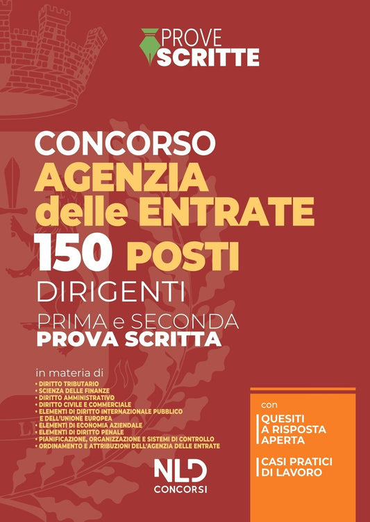 150 dirigenti agenzia entrate prove scr. -