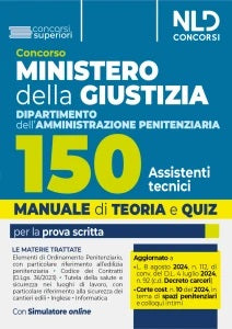 150 assistenti tecnici min.giustizia -