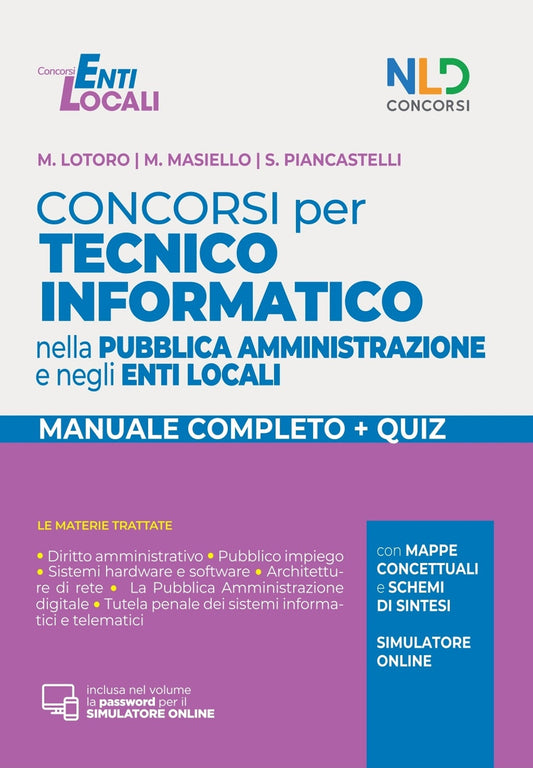 Concorsi tecnico informatico p.a. - Lotoro