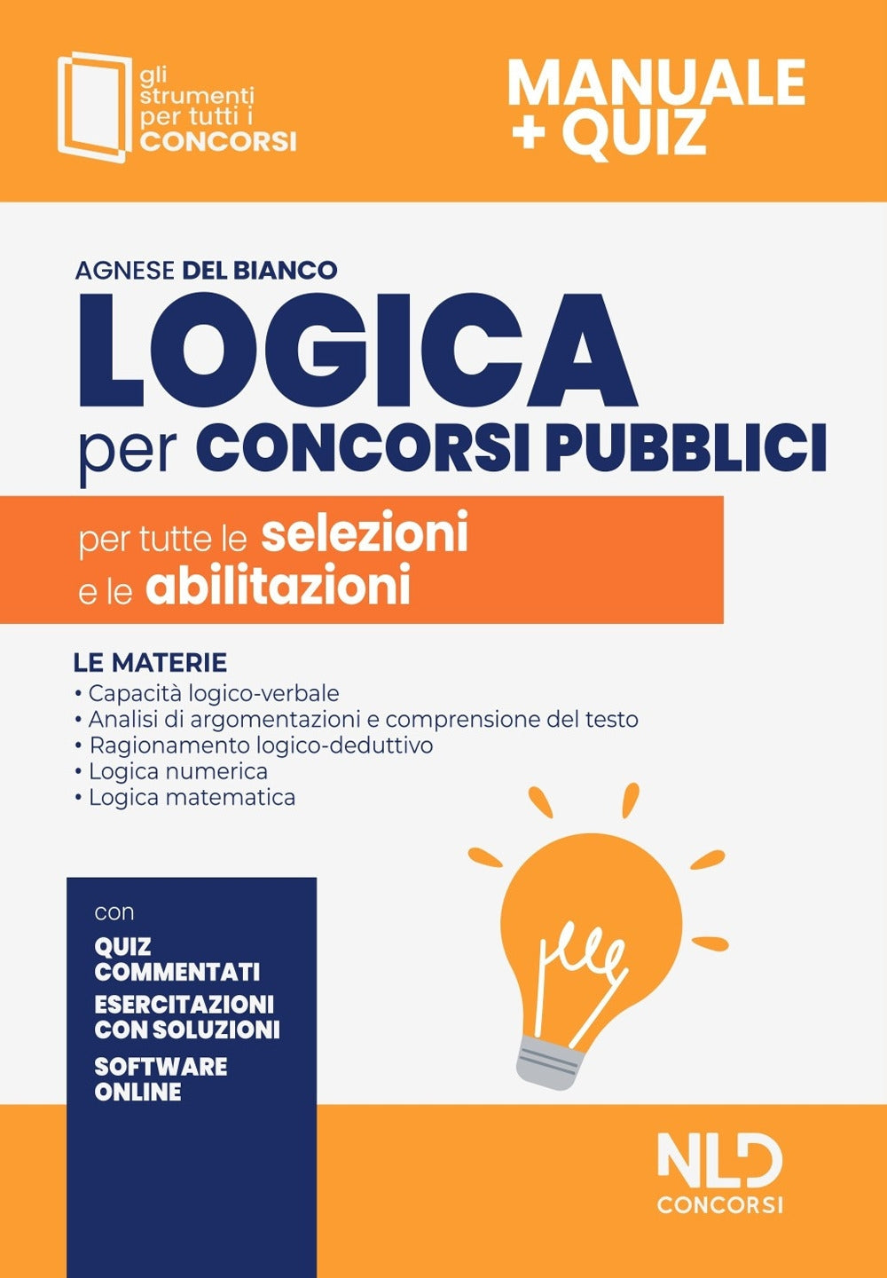 Manuale di logica per concorsi 2023 - Del Bianco