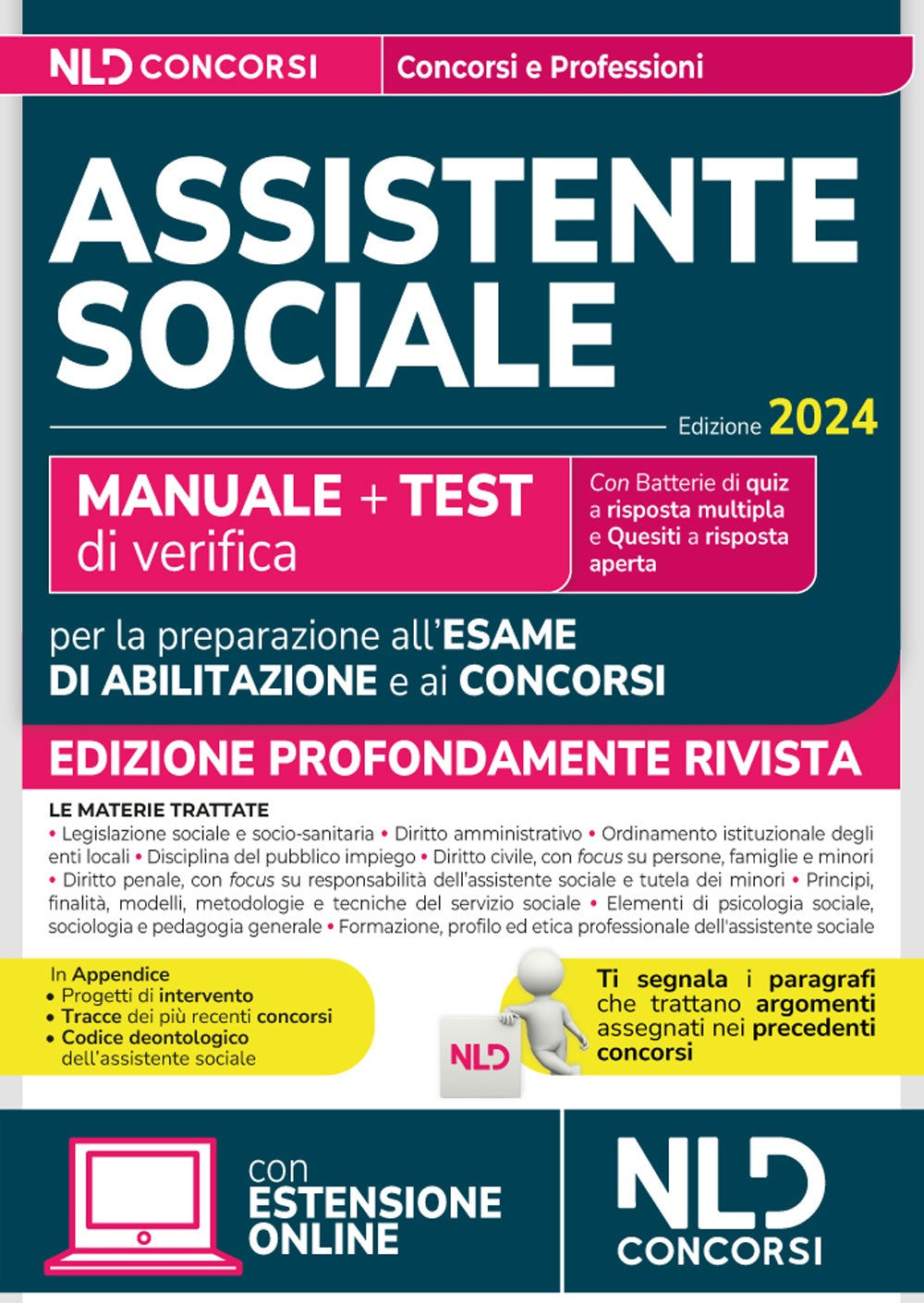 Assistente sociale 2024. Manuale + Test di verifica per la preparazione all'esame di abilitazione e ai concorsi. Con espansione online