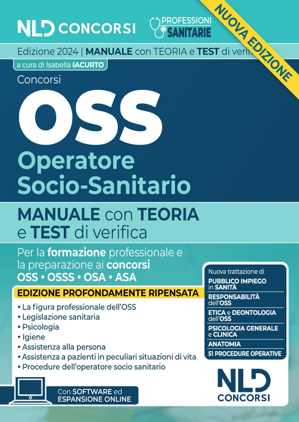 Concorsi OSS Operatore Socio Sanitario. Manuale con test di verifica per la formazione professionale e la preparazione ai concorsi 2024