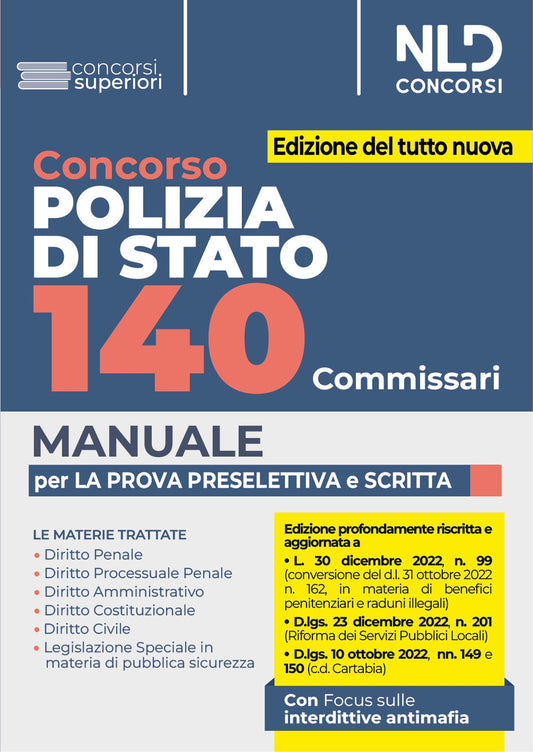 140 commissari polizia stato manuale -