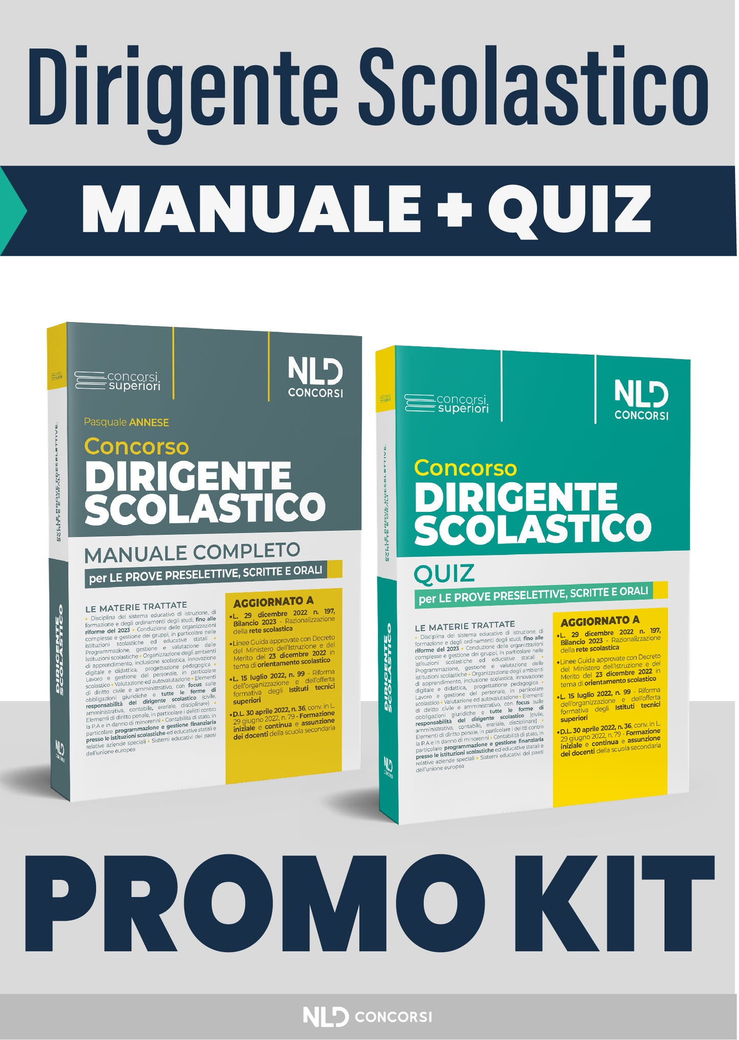 Kit dirigente scolastico 2023 2vol. -