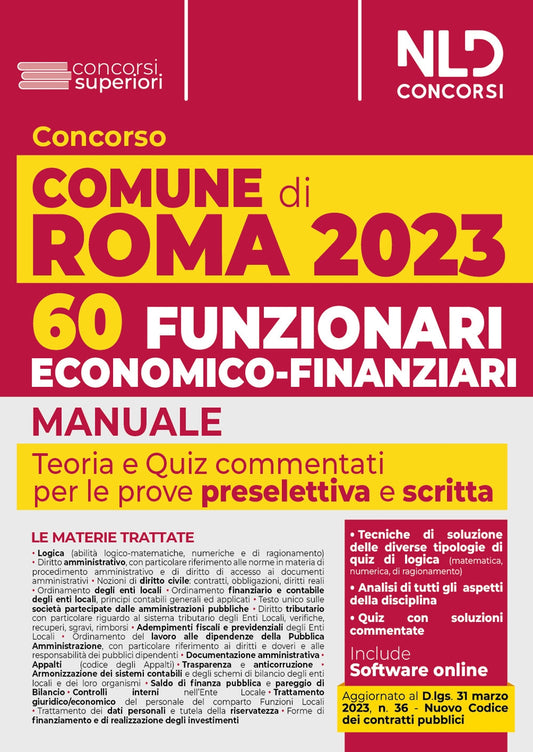 60 funzionari economico fin. com.roma -