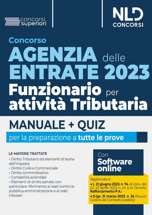 Agenzia entrate 2023 man.funz.att.trib. -