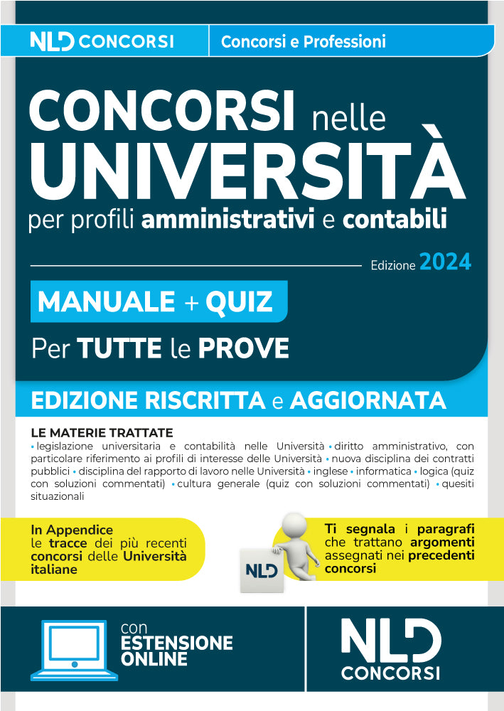 Concorsi nelle Università. Profili amministrativi e contabili. Manuale completo + Quiz 2023